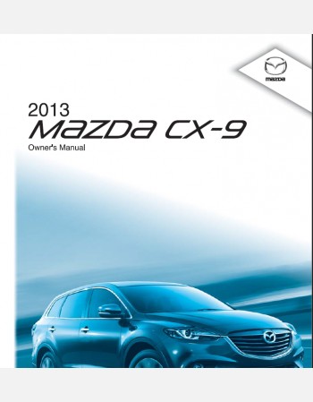 mazda cx-9 2013 owners manual
